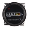 Round Hour Meter Professional High Accuracy 140‑ AC DC Mechanical