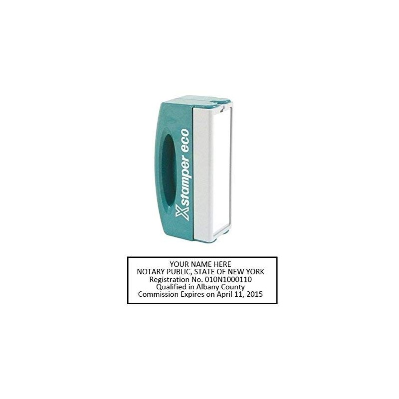 Xstamper Pre-Inked Custom Stamp N42 New York Pocket Notary Stamp