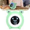 Kids Alarm Clock Cartoon Animal Shaped Gentle Music Night Light