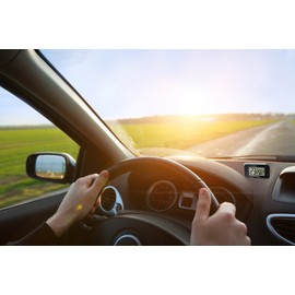 Technoline WS 7009 Car Thermometer with Backlight for Indoor Use, Black, Temperature Display, Humidity Display, 52 x 14 x 32 mm