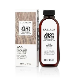 Clairol Professional Permanent Liquicolor for Blonde Hair Color, 7aa Med Ultra Cool Blonde, 2 oz