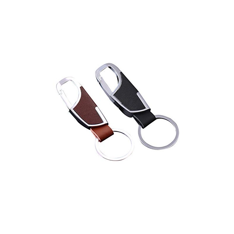 Key Chain, 2 PCS Metal Car Key Chain Clip Detachable