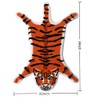 Tiger Shaped Bath Mat for Bathroom Non Slip Bathroom Door
