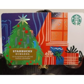 STARBUCKS CARD 2019 " CHRISTMAS MORNING" PRETTY CARD  BRAND NEWGREAT PRICE