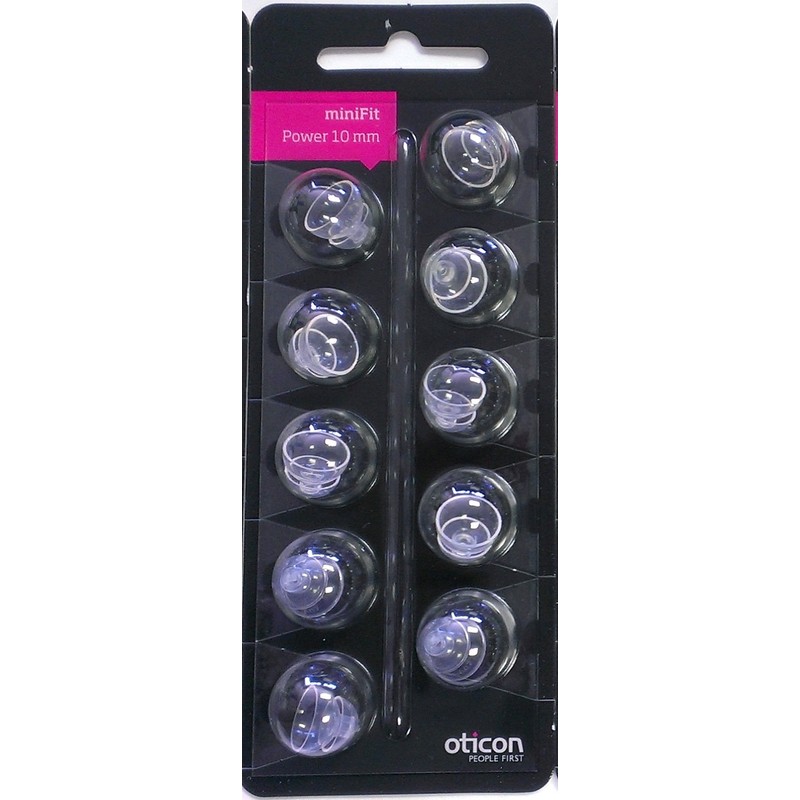 Oticon Replacement Domes for MiniRite Hearing Aids (10mm Power)