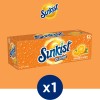 Sunkist Orange Soda Pop, 12 fl oz, 12 Pack Cans