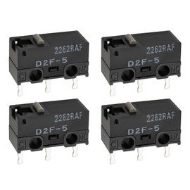 EMSea 4PCS D2F-5 3 Pin Micro Limit Switches Like Voltage And Current For 3D Printer Industrial Equipment Compatible With Klicky Probe Voron 3D printer