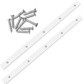 Coolrunner Crosscut Sled for Table Saw - 3/4" X 3/8" X 17" Plastic Sled with Predrilled Holes and Screws Ideal for U Tracks, Woodworking, Miter Slots, Router Table and Bandsaws (2)