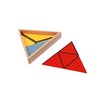 Constructive Triangles with 5 Boxes-Montessori Materials Sensorial Educational Tools -