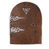 CAROUSEL Brown Large Fairy Door - Wood, Traditional or Classic,