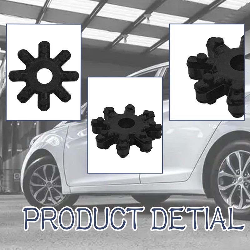 4PCS Black Flexible Steering Coupler, 563152K000FFF 56315-2K000 56315-2K000FFF Compatible with