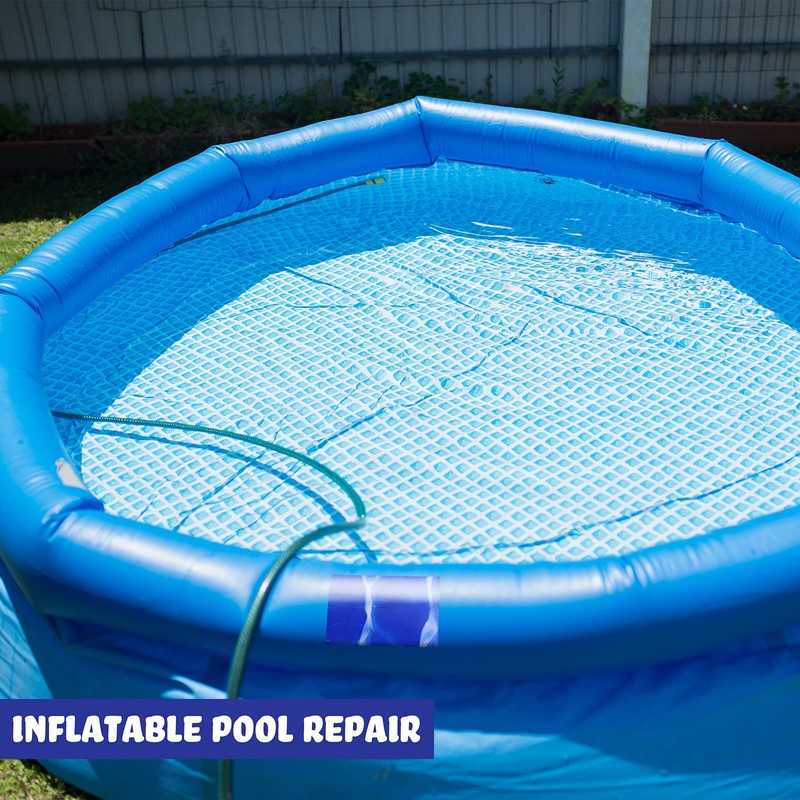 Nuanchu Vinyl Pool Liner Patch Self-Adhesive PVC Repair Patch for
