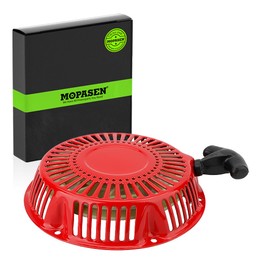 MOPASEN GX340 GX390 Pull Start Assembly for 338cc 339c 389cc 390cc 420cc 439cc 459cc Portable Generators and Engines, for 6 or 4 Bolt Recoil Starter Cord Rope Assy