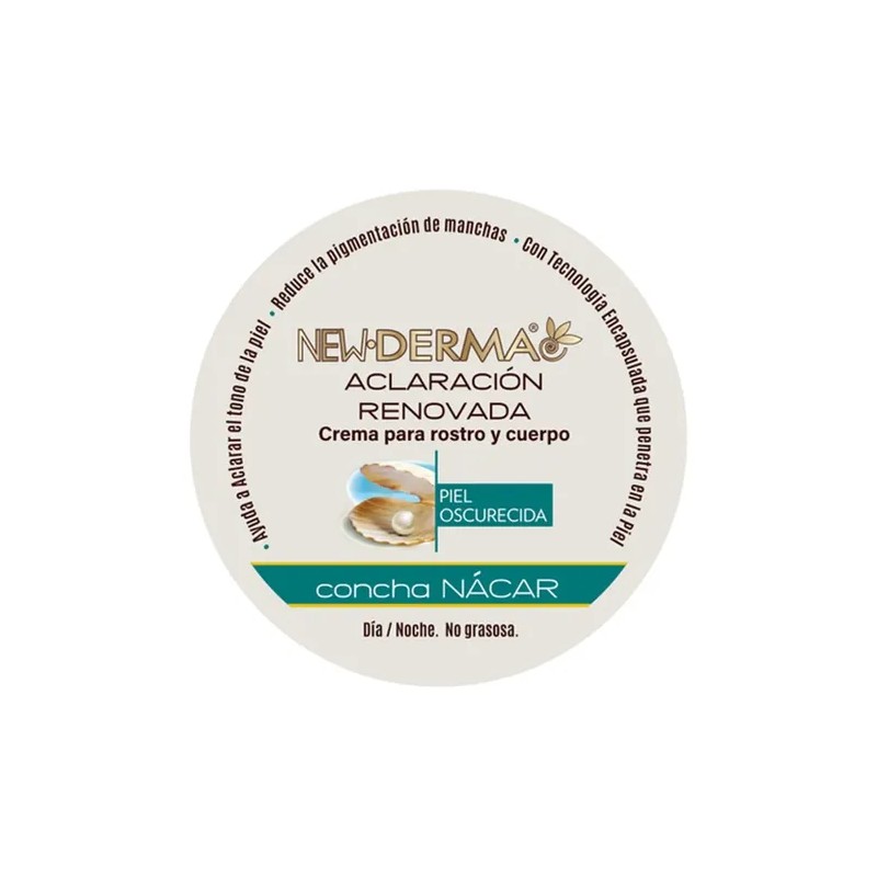 12 Pz New Derma Crema Multipropositos Nacar 200 Ml Cu