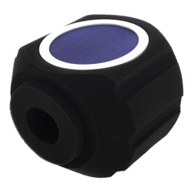 SUPVOX Microphone Isolation Shield with Pop Filter Compact Lightweight Design Noise Reducing Sound Absorbing Cover for Recording Live Streaming Karaoke for Professional Use