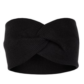 HEYO Girls' Headband Elastic Twisted Cotton Fine Rib Look (Pink)