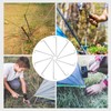 CORHAD 10Pcs Heavy Duty Metal Tent Pegs Wind Resistant Outdoor