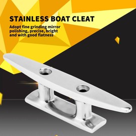 KIMISS 4 Inch Stainless Steel Boat Mooring Deck Rope Clamp for Marine Yacht
