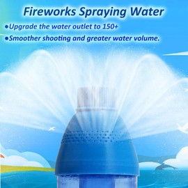 Firework Water Gun, Ljarl Large Fireworks Squirt Water Gun, Suitable for Pool Parties, Concerts, Water Festivals, Family Gatherings (4 PCS)