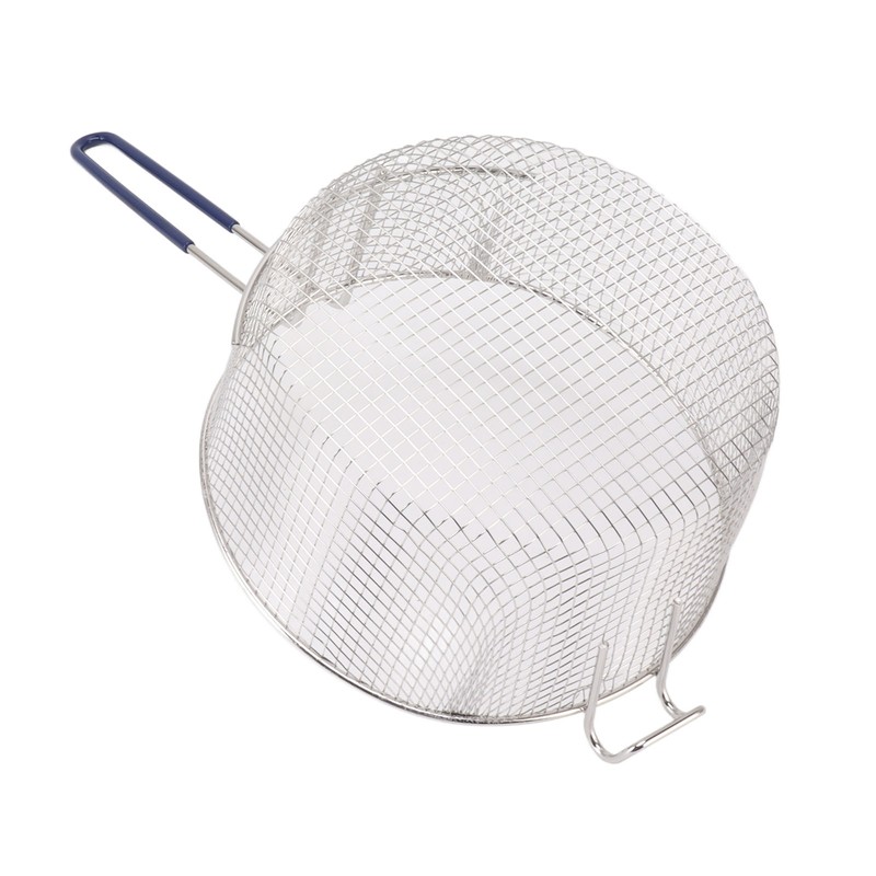 Frying Basket Stainless Steel Long Handle Reusable Rust Resistant Fry