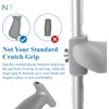 Crutch Pads - Ergonomic Crutch Grips - Reduces Pressure On