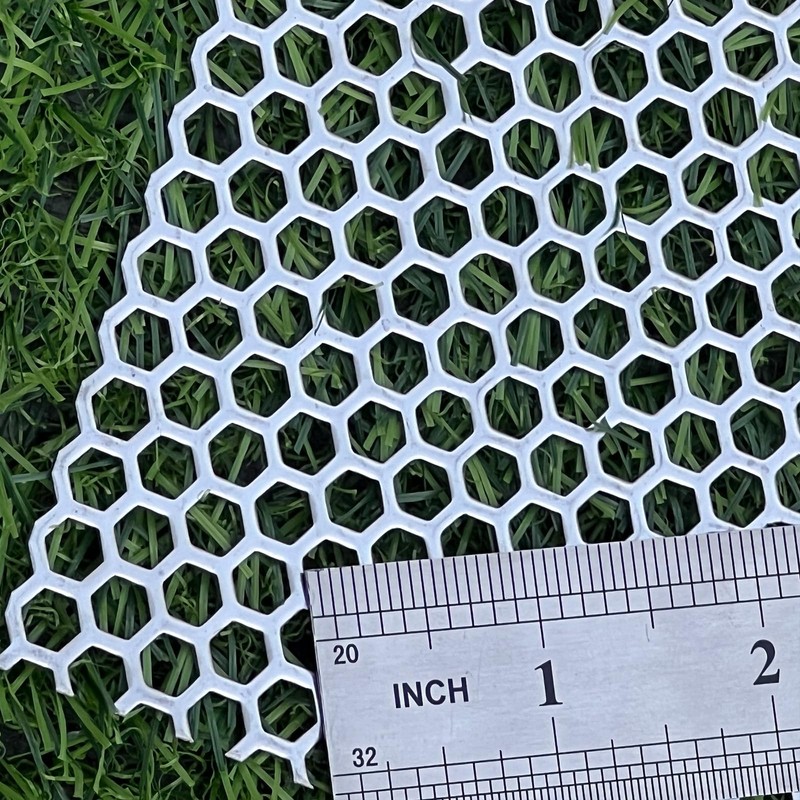 FengYoo 11.8"x5.9" Perforated Metal Sheets 19 Gauge Expanded Metal Mesh