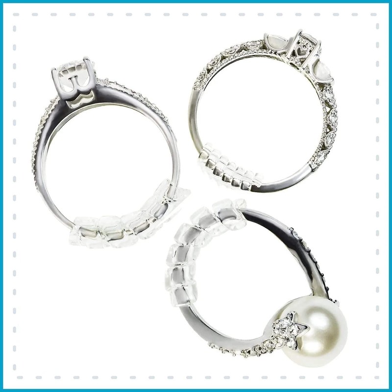 Ring Adjuster, Ring Adjuster, Ring Stopper, Silver Polishing Cloth Included,