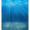 Laeacco 4x5ft Vinyl Photography Background Deep Underwater Crystal Blue Under