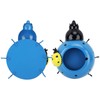 5.4cm Diameter Flower Pot Decor Ladybug Shaped Smoothing Surfaces Iron