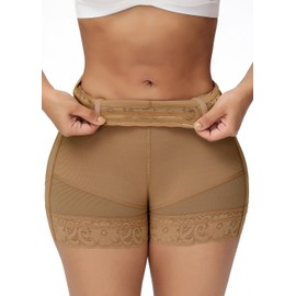 SHAPSHE Shapewear Shorts Tummy Control Seamless Butt Lift Underwear for Women Shape Wear Shorts Middle Waist Belly Shaper Waist Trainer Shorts