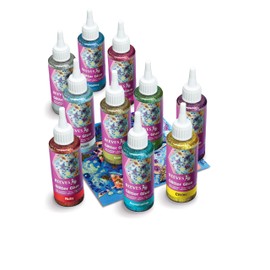 Winsor & Newton Reeves 4760101 Glitter Glue Bottle, 100 mL, Silver