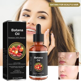 Batana Oil for Hair Growth, Batana Hair Oil, Repairing & Nourishing Batana Oil for Damaged Hair, Prevents Hair Loss, Eliminates Split Ends, 100% Natural Batana Oil for Men & Women