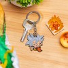 Weeb Keychains Anime Keychain with Gift Box, Anime Merch with
