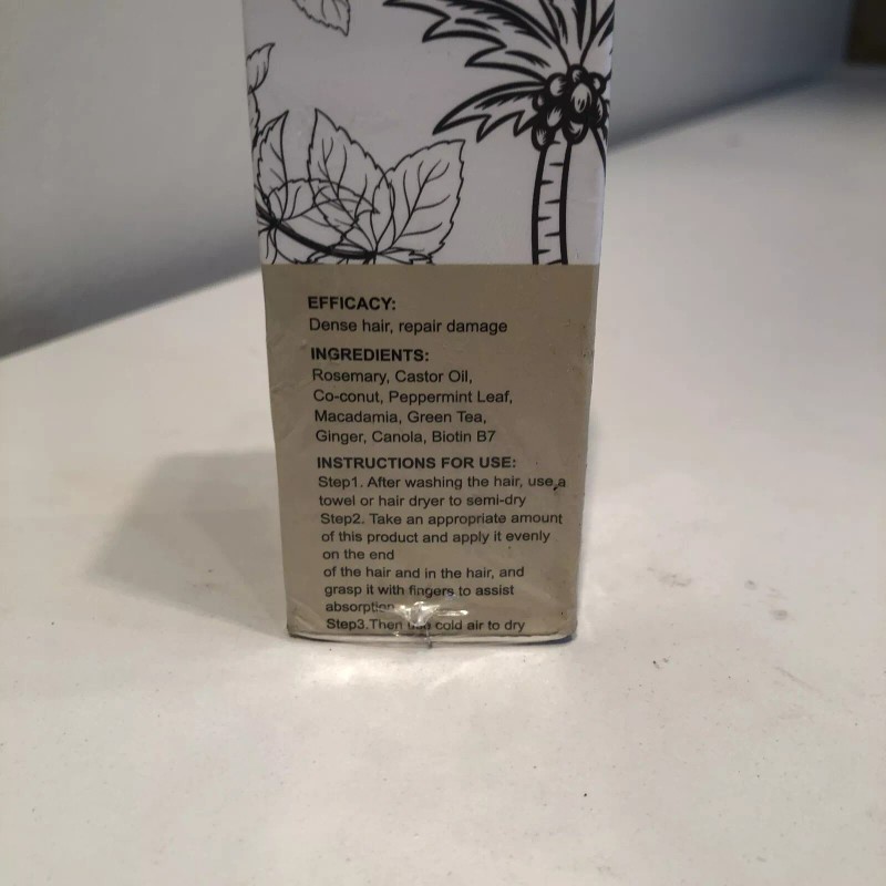 BabboSow Natural Hair Growth Oil 2.11 Fl Oz