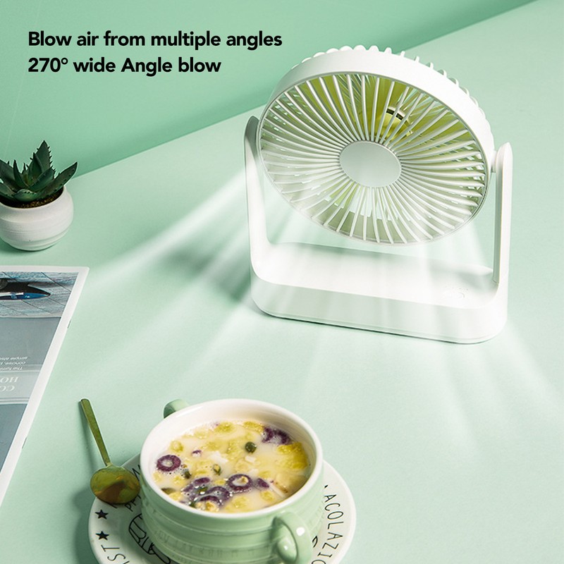 USB Desk Fan Wall Mounted Hanging Desk 3 in 1