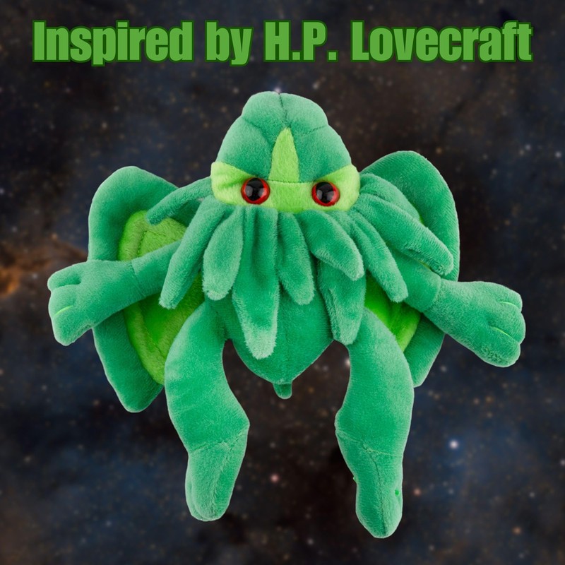 Toy Vault Mini Cthulhu Plush, 8-Inch; Stuffed Horror Toy Based