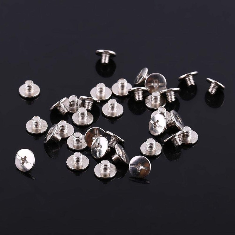 Rivets, 100PCS Binding Chicago Screws Nail Rivets Photo Album Leather