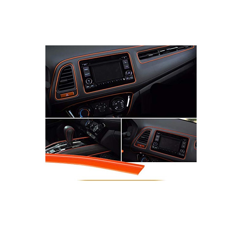 MASO Car Interior Moulding Trim, Universal Decoration Pinstriping Tape 5M