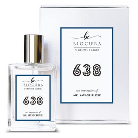 BIOCURA BC Perfume 638 Inspired by Mr. Savage Elixir For Men Replica Fragrance Dupes Eau de Parfum Spray Bottle 1.7 Fl Oz/50ml-X1