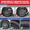 AUTOWIKI 16" Hubcaps for 2006-2011 Honda Civic Wheel Rims Cover