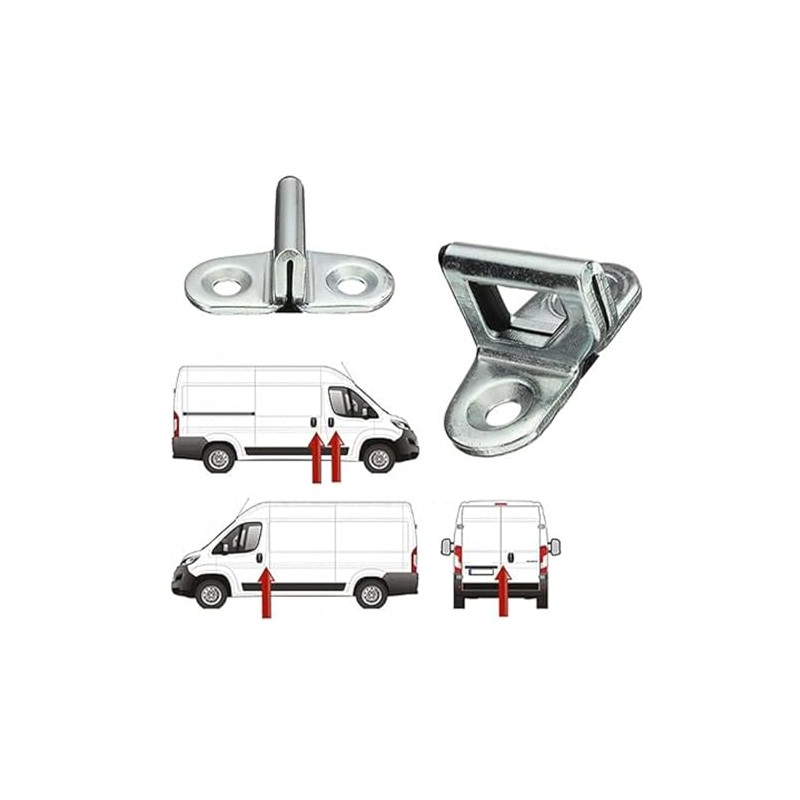 Sarini Door Latch Lock Striker Middle Hook for Fiat Ducato