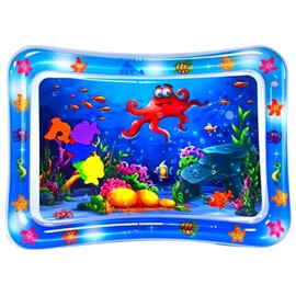 Yummy Baby Inflatable Tummy Time Premium Quality Water Mat, The Perfect Play Time Activity to Help Develop Your Baby’s Coordination (Octopus and Friends)