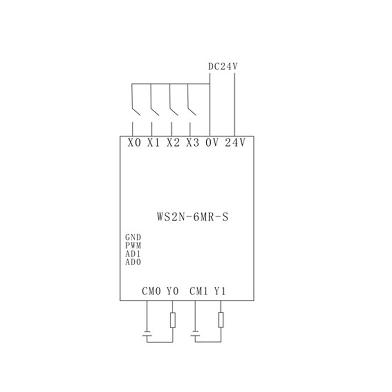 PLC Board Electrical Simple Programmable Controller Base on FX1N /