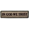EmbTao In GOD We Trust Embroidered Tactical Morale Fastener Hook&Loop