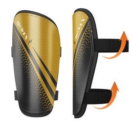 Newox Shin Guards Soccer Youth Adult -Shin Guard for Kids 2-18 Years Old Boys Girls Teenagers - Superlight Shin Guards Adjustable Straps Shin Pads
