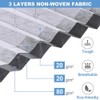 4PCS Clothes Storage Bag Large Capacity Clothing Organizers Foldable Closet