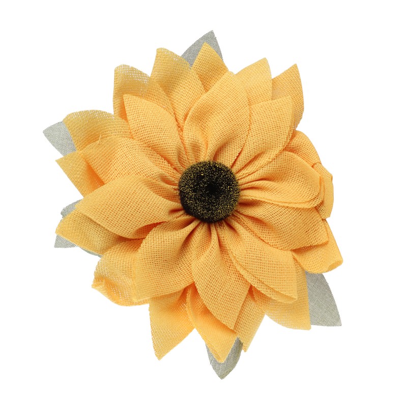 Artificial Sunflower Wreath Wall Hanging Sunflowers Ornament for Farmhouse Door