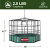 Kingsyard Squirrel Proof Platform Bird Feeders for Outdoor Hanging, Caged