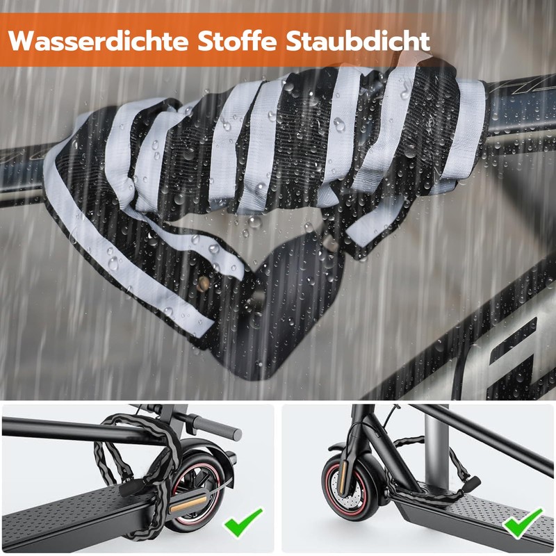 Eseesmart Fingerprint Chain Lock Bicycle Lock Fingerprint with Fingerprint Phone
