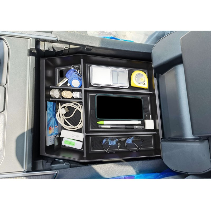 SENSHINE Center Console Organizer Tray for Ford F150 2021 2022